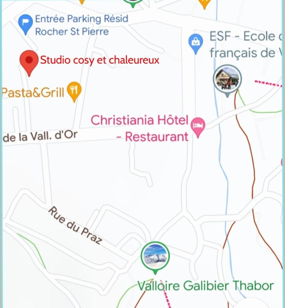 Studio Cosy Et Chaleureux Valloire Luaran gambar